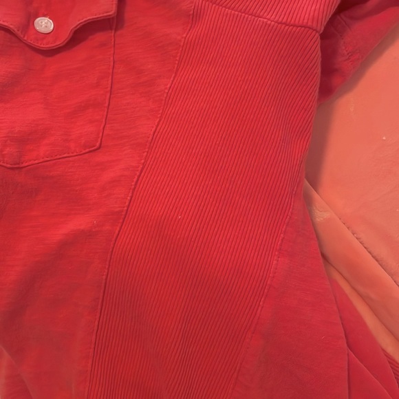 EUC Sandra Ingrish Petites Button Front Bright Pink-berry 3/4 Sleeve Women’s Top - Picture 6 of 9